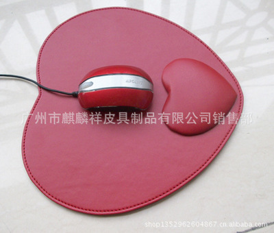 廠家直銷 廣州市麒麟祥皮具制品皮質(zhì)辦公鼠標墊，環(huán)保低價促銷來襲